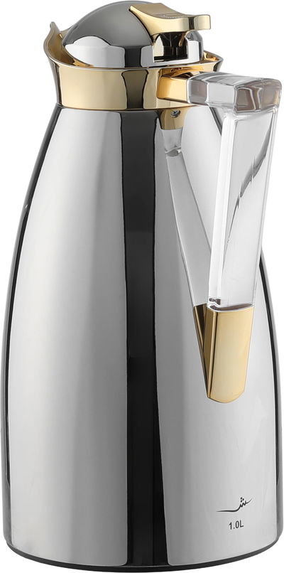 طقم ترامس زجاج حراري السيف غاليري، قطعتين، 1 /1 لتر - فضي product image 8