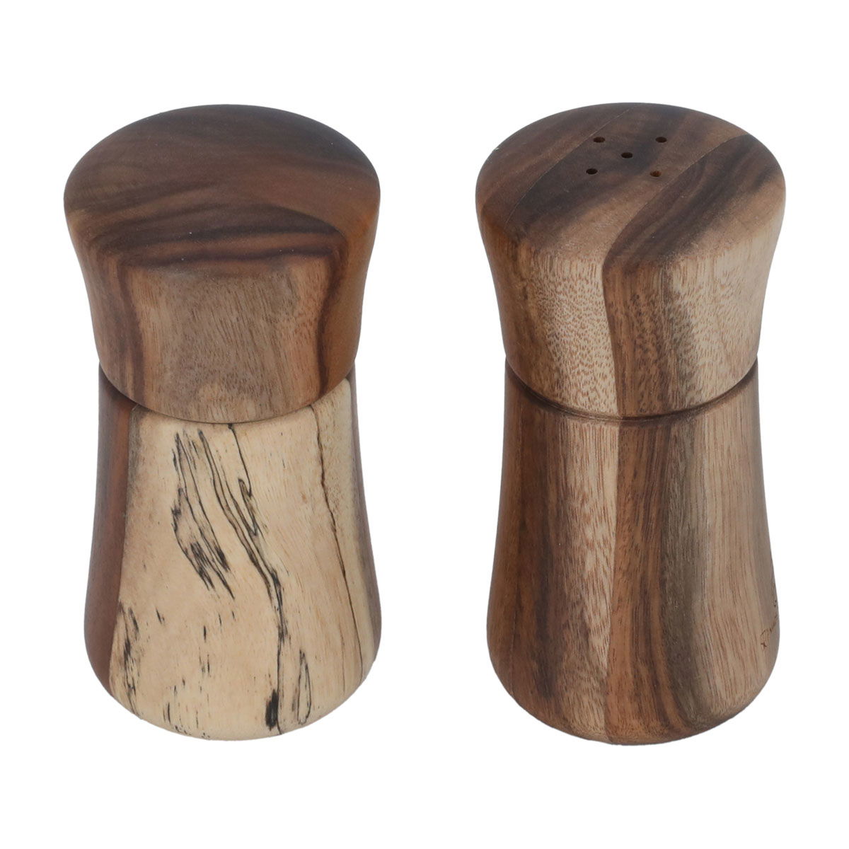 Al Saif Gallery Wooden Salt Grinder Set, 2 Pieces - Brown product image 2