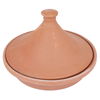 Elizi Flat Pottery Casserole with Lid, 29 x 29 x 6.8 cm, Medium - Brown product image 1