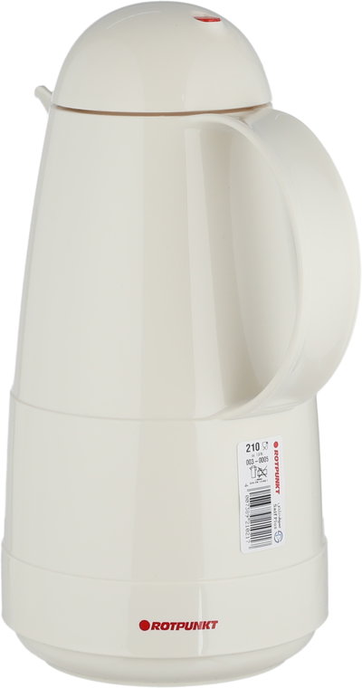ترمس روتبونت 210، 1 لتر، حافظة داخلية زجاج، هيكل خارجي بلاستيك - كريمي product image 2