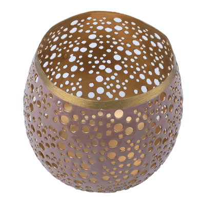 Al Ain Al ANdalusia Steel Lantern, 12x12x12 cm - Beige product image 2