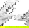 طقم تقديم شاي وقهوة زجاج سوليتير كريستال، 18 قطعة - شفاف product image 1