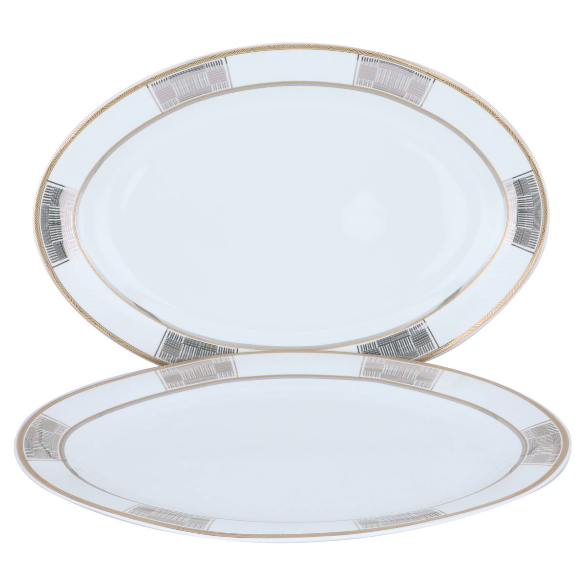 طقم سفرة بورسلان السيف غاليري، 65 قطعة، دائري - أبيض product image 5