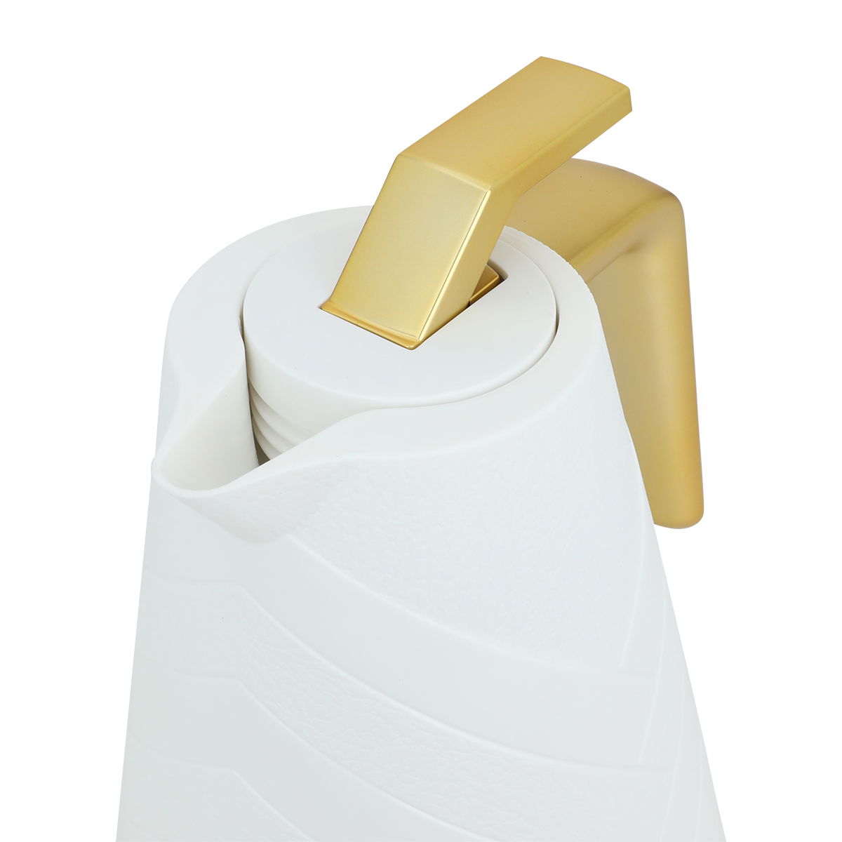 Glory Thermos, 500 ml, glass inner container, plastic outer shell - golden white product image 4