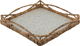 Al Saif Gallery Wicker Tray, 37×37×7 cm - Beige product image 2