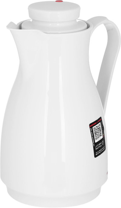 Rotpont Thermos, 1.8 litres, glass inner shell, plastic outer shell - pearl white product image 9