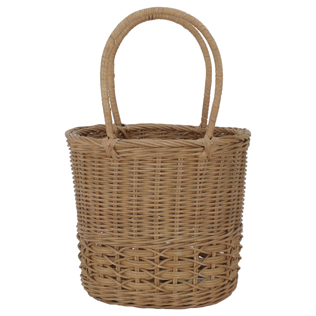 Al Saif Gallery Wicker Basket, Cylindrical - Brown product image