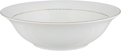 طقم تقديم سفرة بورسلان السيف غاليري، 86 قطعة - أبيض ذهبي product image 2