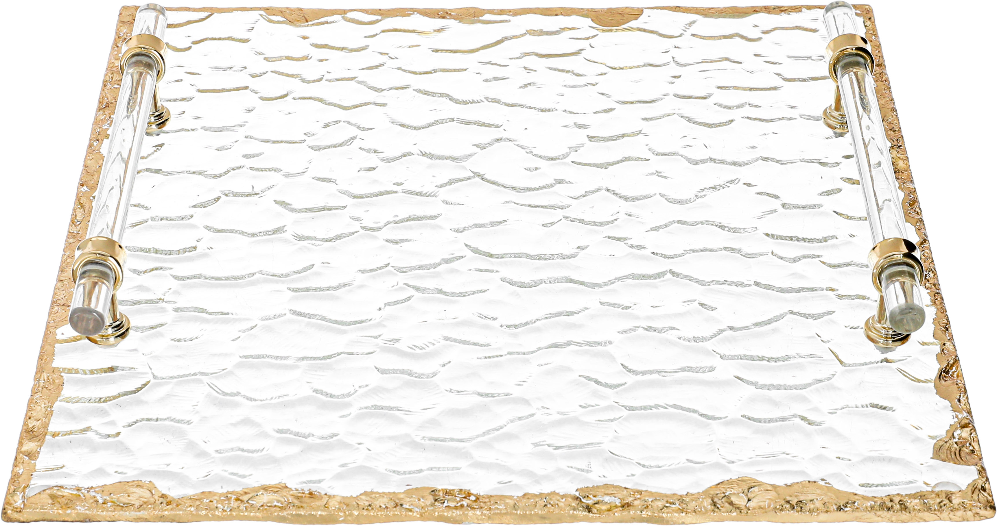 Tofaria Al Saif Gallery porcelain, 21.35 cm, rectangle, green-white pattern product image