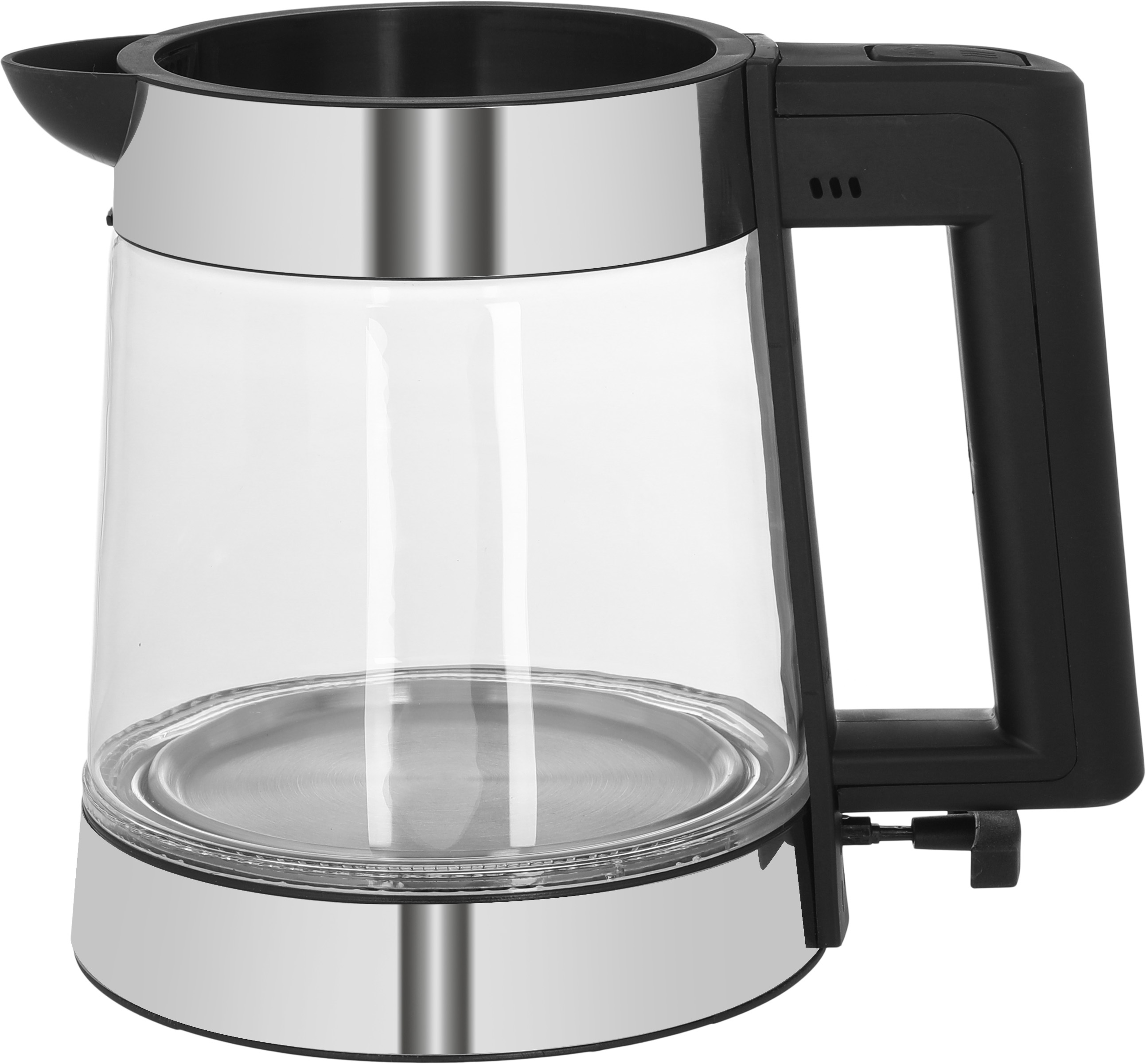 غلاية سماور إديسون، مع إبريق شاي زجاج، 2 لتر / 1.0 لتر، 2200 واط - شفاف product image 3