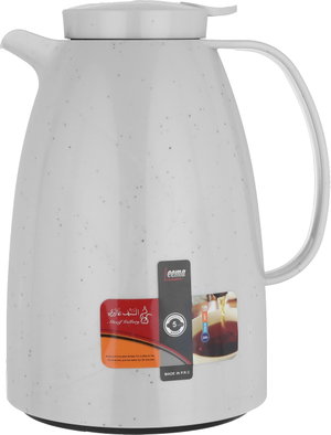 Al Saif Gallery Lima thermos, 1.5 liters, compressor, thermal glass inner container, plastic outer shell - gray product image 2