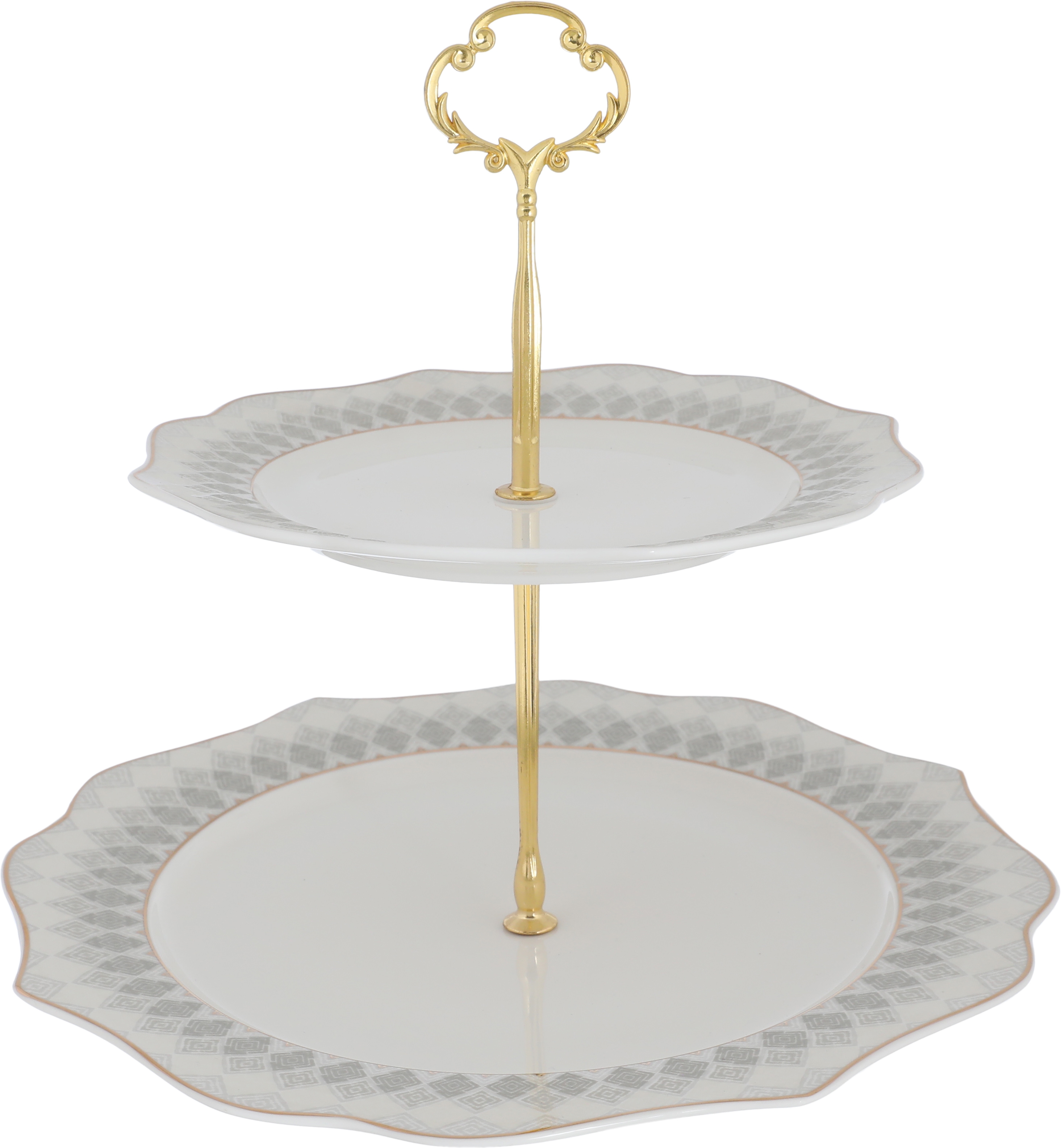 Victoria Al Saif Gallery porcelain dining set, 65 pieces, pattern, gold-white line product image 17