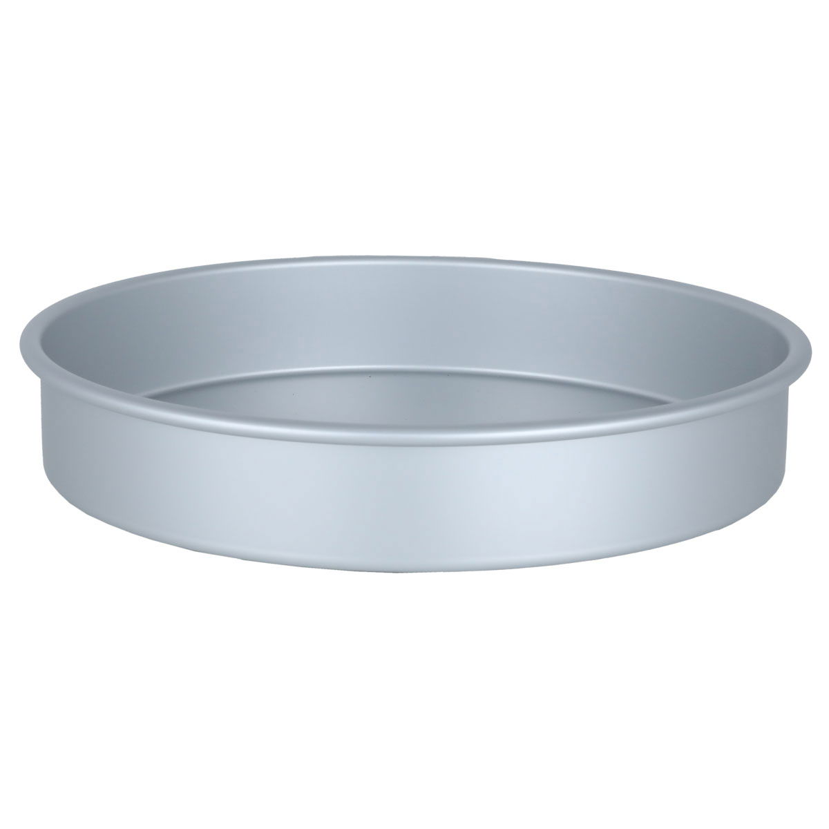 Bake Chef Aluminum Cake Pan, 11 x 2 Inch, Round - Silver product image