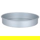 Bake Chef Aluminum Cake Pan, 11 x 2 Inch, Round - Silver product image 1