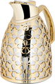 Al Saif Gallery Andalusia thermos set, 0.75/1 liter, glass inner container, plastic outer shell - silver and gold product image 4