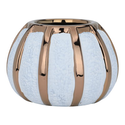 تحفة زينة بورسلان أوشن هوم، 16×16×10 سم، دائري - أبيض بني product image 1