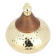 تمرية استيل السيف غاليري، دائري ، غطاء خشبي - ذهبي product image 3