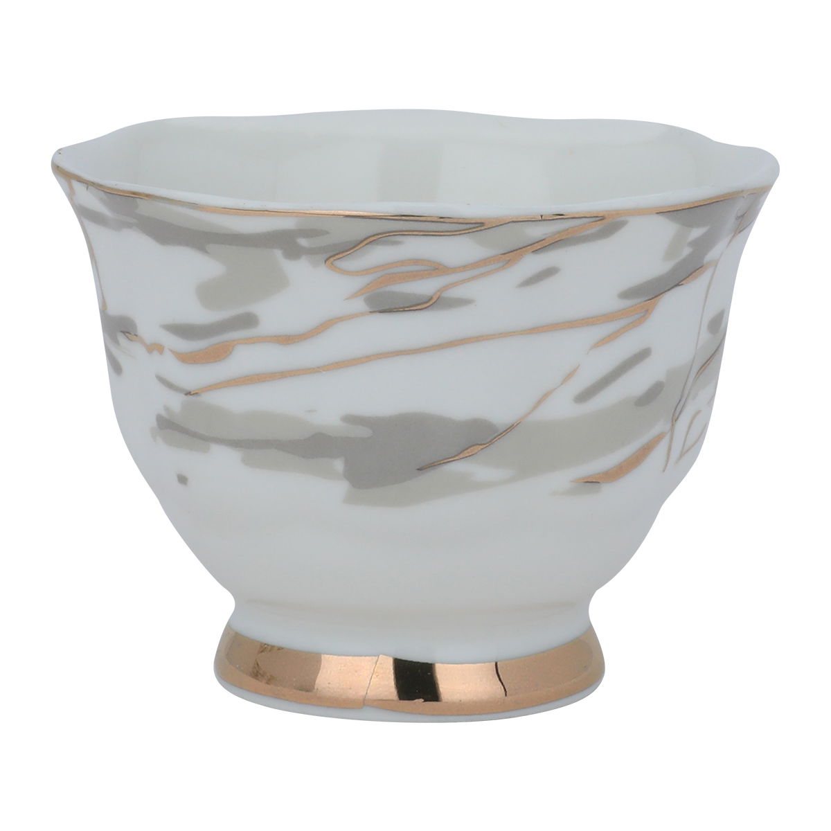 Al Saif Gallery porcelain coffee cup set, 12 pieces - white product image 1