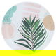 Al Saif Gallery porcelain serving plate, 26 cm, round, olive branch pattern - white product image 2