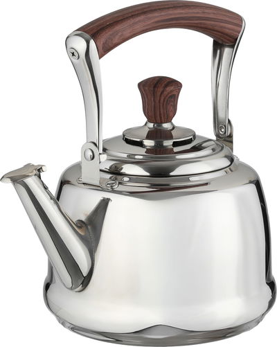 إبريق شاي استيل السيف غاليري، يد خشبي 1.5 لتر- فضي product image 2