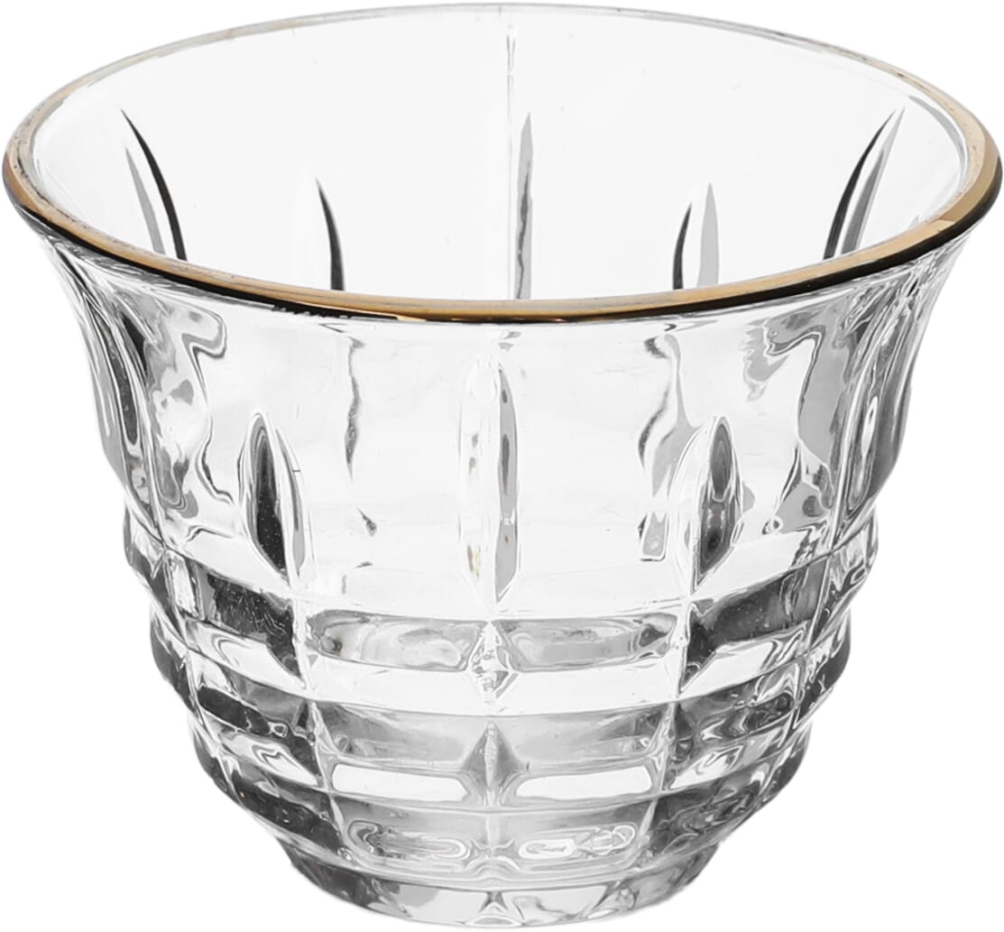 طقم تقديم شاي وقهوة زجاج ماكس جلاس، 26 قطعة، حواف ذهبي - شفاف product image 4