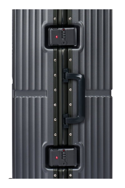 طقم شنط سفر بولي كربونات ليمرا، 2 مقاس، 4 عجلات، LMA-1913 - رمادي غامق product image 7