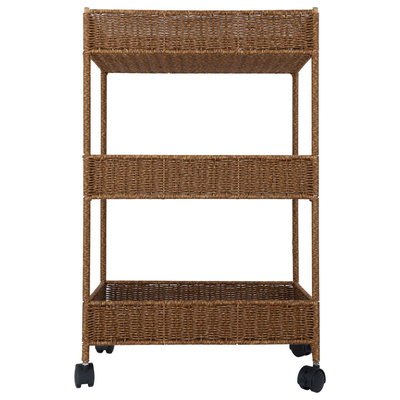 دولاب خوص السيف غاليري، ثلاث أرفف، مستطيل - بني product image 1