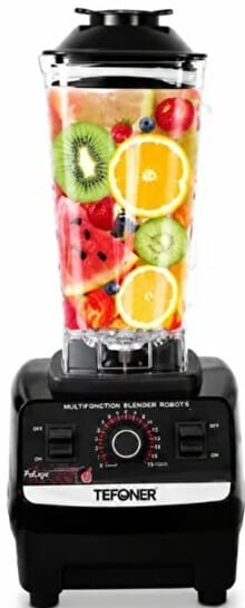 خلاط تيفونير، 7500 واط، 2 لتر، TE-BL003 - اسود product image