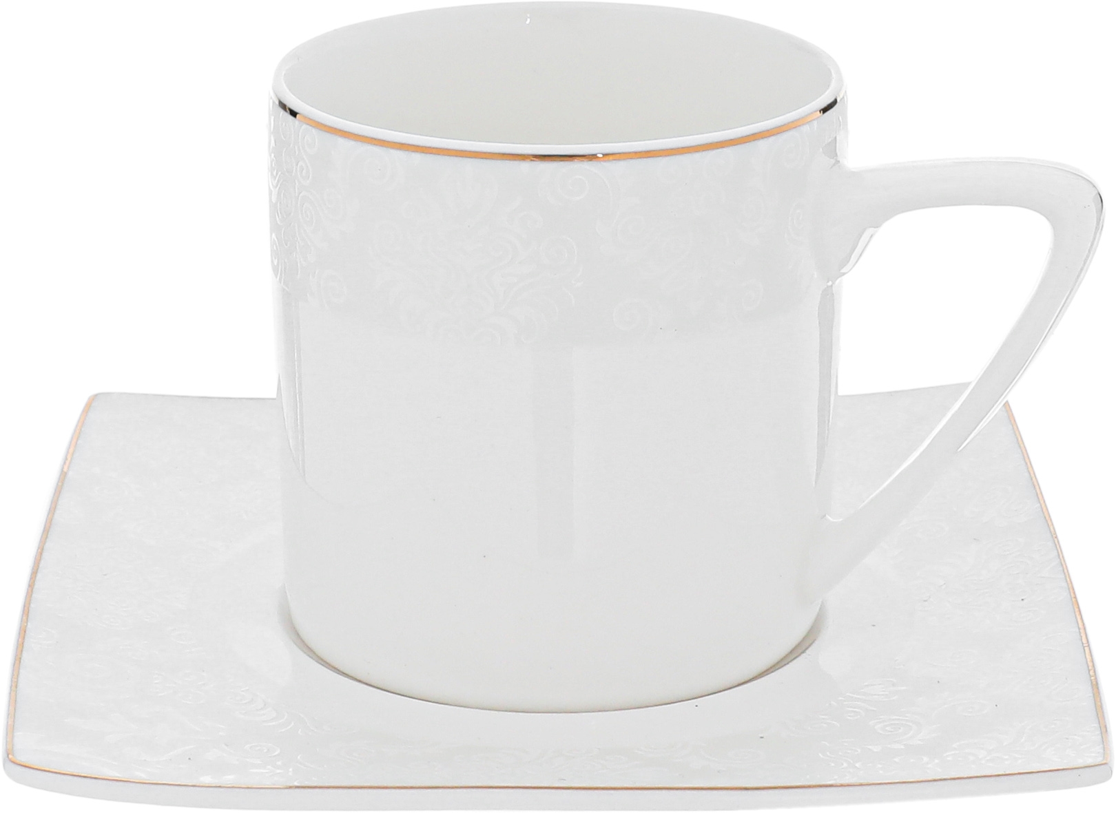 طقم سفرة بورسلان دانيا، 77 قطعة - ابيض ذهبي product image 5