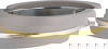 Al Saif Gallery Kanda 2, 3-Piece Case Set, Steel Inner Case, Oval - Cappuccino Gold product image 4