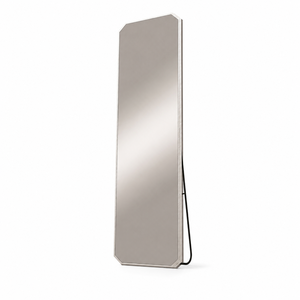 مراية ستاند زجاج، 160×40 سم، ستاند معدن - فضي product image 2