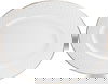 طقم سفرة بورسلان السيف غاليري، 66 قطعة - ابيض product image 10