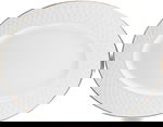 طقم سفرة بورسلان السيف غاليري، 66 قطعة - ابيض product image 10