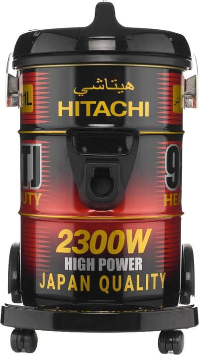 مكنسة برميل هيتاشى، 2300 واط، 21 لتر، فلتر HEPA قابل للغسل، CV-980TJBKRGSA - اسود احمر product image 2