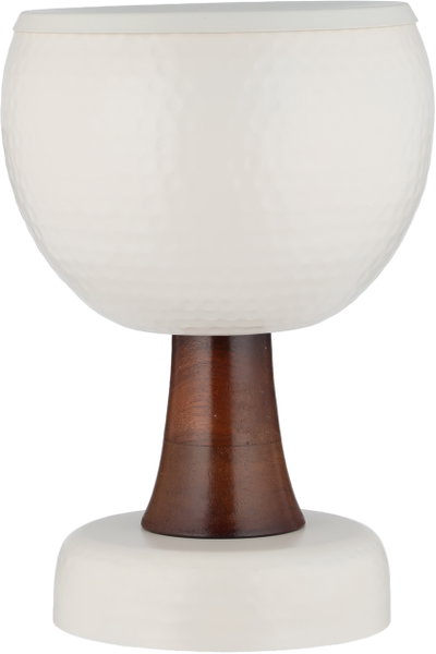 مبخرة ستانلس ستيل السيف غاليري، 16x16x24 سم ، دائرية - كريمي خشبي product image 3