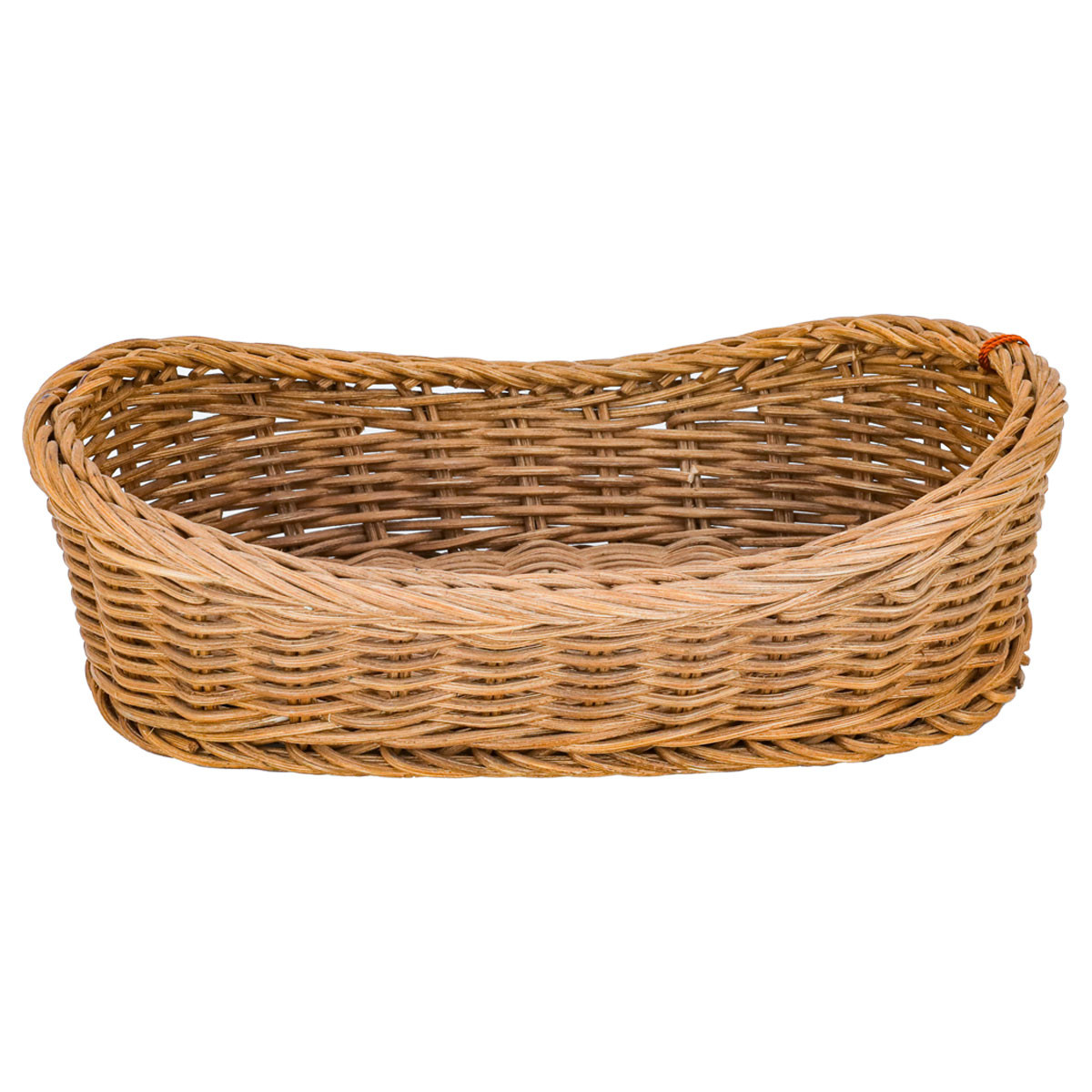 Al Saif Gallery Oval Wicker Serving Basket, 28 X 18 X 8.5 Cm - Beige product image