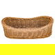 سلة تقديم خوص بيضاوية السيف غاليري، 28×18×8.5 سم - بيج product image 1