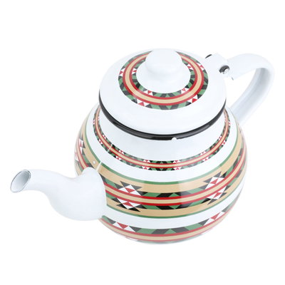 بريق شاي غضار تراثي استيل السيف غاليري، 1.1 لتر - متعدد الالوان product image 1
