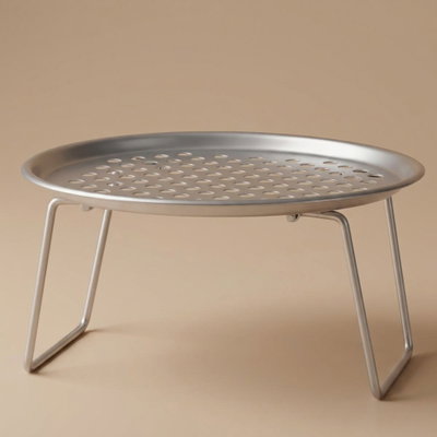 ستاند تنشيف بيالات استيل برق الحيا، 23x23x12 سم، دائري - فضي product image 1