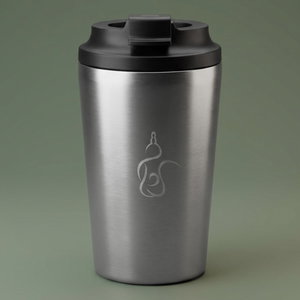 Saif Gallery Stainless Steel Thermal Mug, 360 ml, Lid - Silver product image