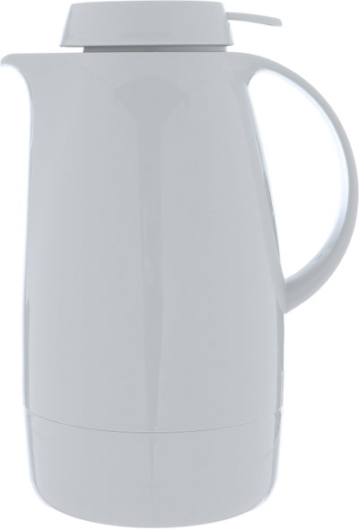 Helios thermos, 1.3 liters, thermal glass inner shell, plastic outer shell - white product image 2