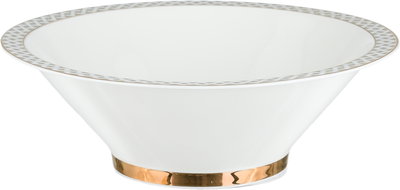 طقم تقديم سفرة بورسلان السيف غاليري، 65 قطعة، نقش ذهبي - أبيض بيج product image 20