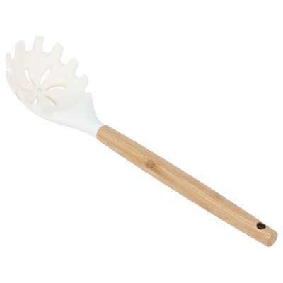 ملعقة معكرونة سيلكون السيف غاليري، يد خشب - بيج product image 3