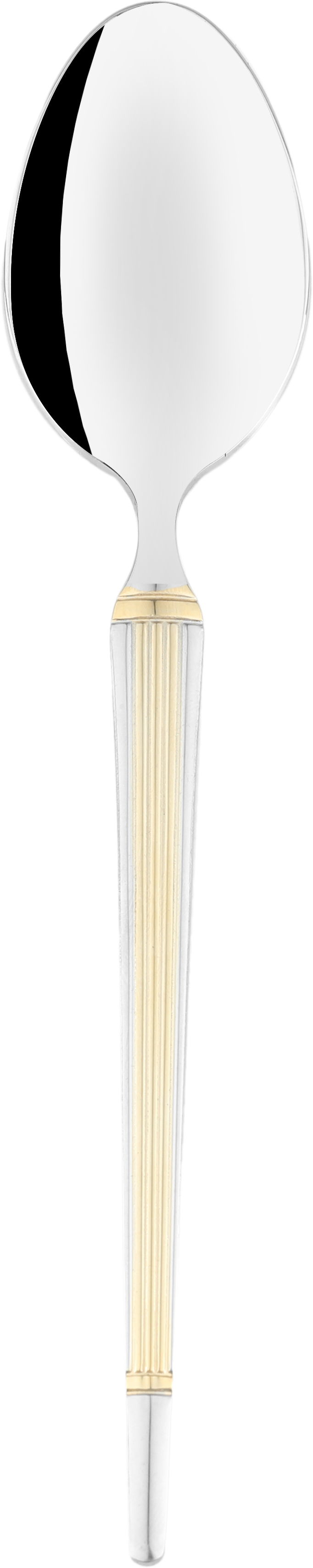 Al Saif Gallery steel cutlery set, 24 pieces - golden silver product image 3