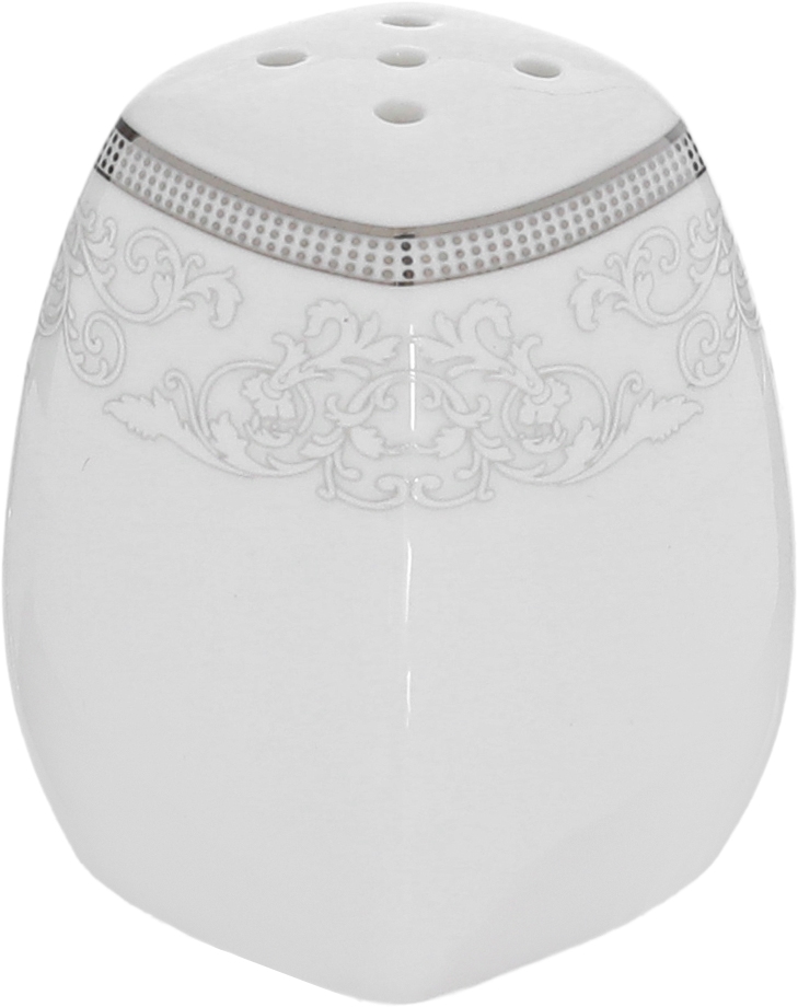 طقم سفرة بورسلان دانيا، 77 قطعة - ابيض فضي product image 9