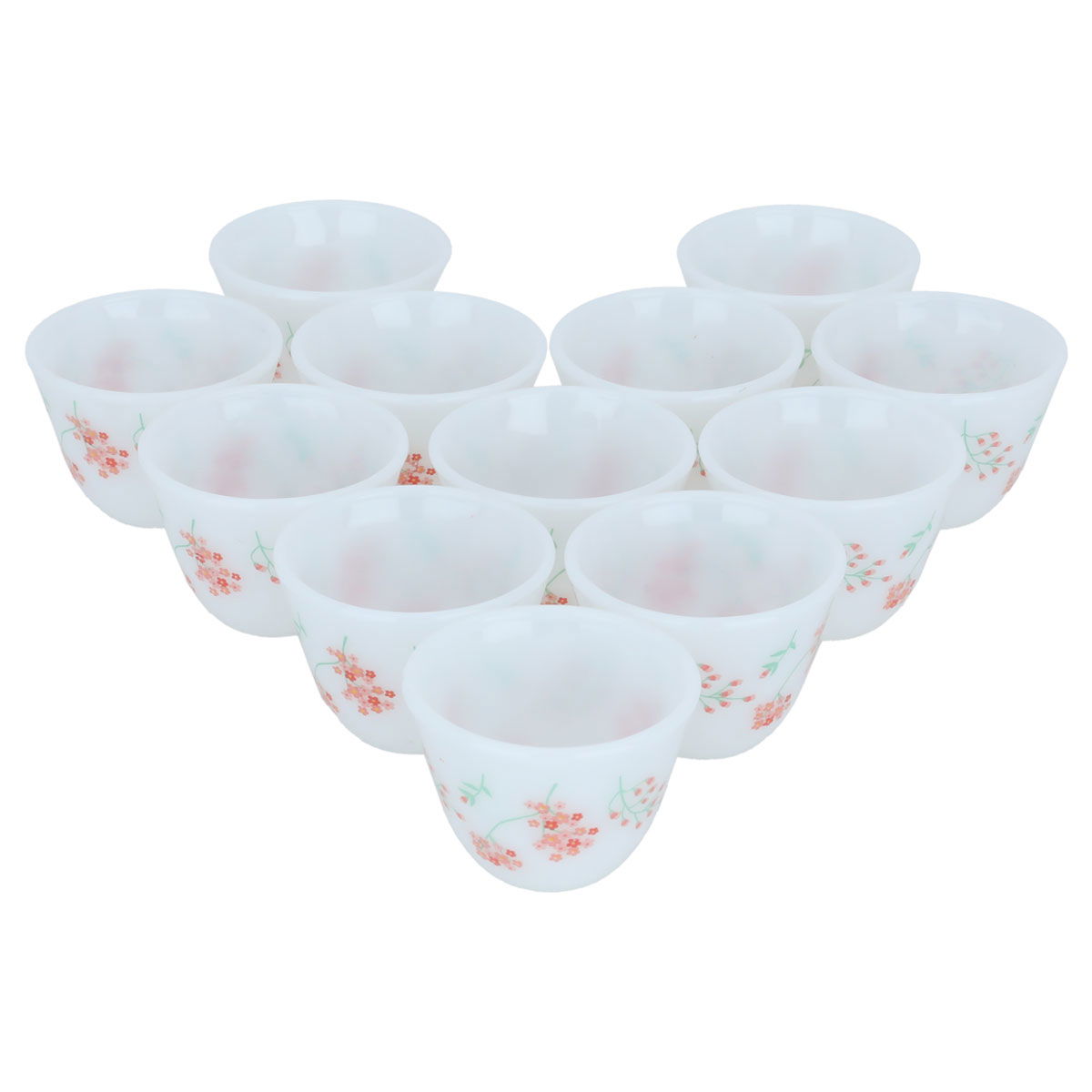طقم فناجين قهوة بورسلان السيف غاليري، 12 قطعة - ابيض product image 2