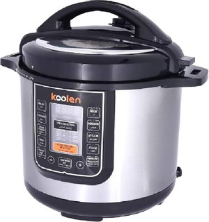 قدر ضغط كولن، 1600 واط، 10 لتر، 12 وظيفة، 816106004 - اسود فضي product image