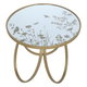 Al Saif Gallery Steel Round Serving Table, 53 X 60 Cm - Beige product image 2