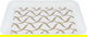 Tofaria Melamine Al Saif Gallery, 45 x 34 x 4 cm, rectangular, decorated brown - white product image 1