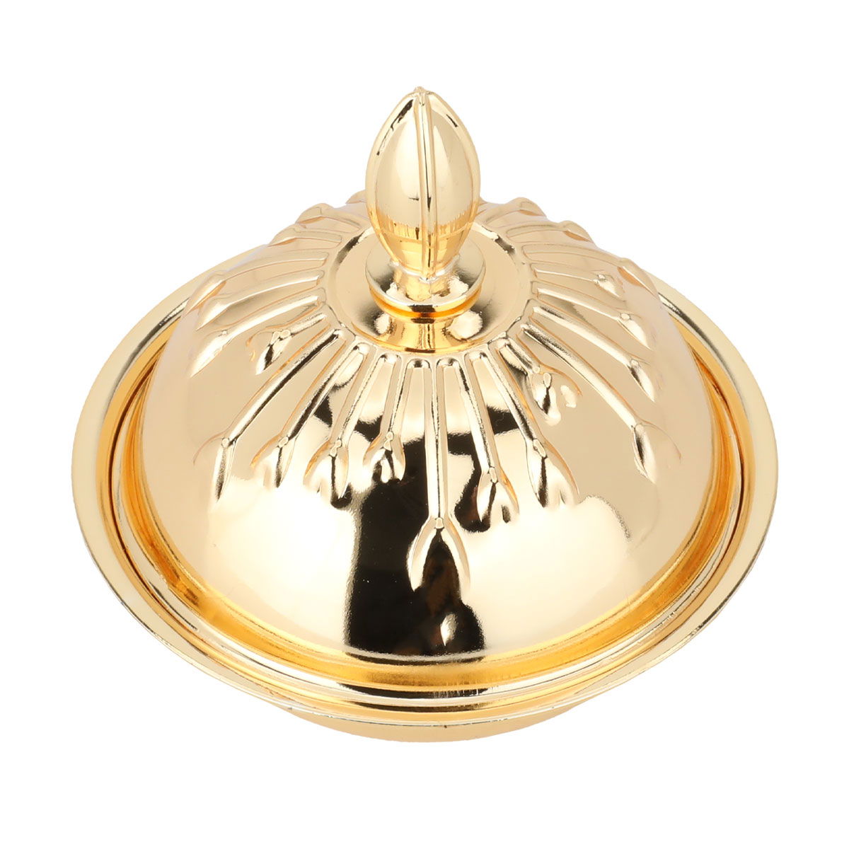 Al Saif Gallery Steel Tamriya, 11.5x11.5x6.6 cm, with lid - Gold product image 2